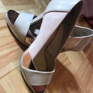 9 & Co Pink and Nude High Heels 6 1/2